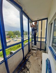 Остекление балконов спб без соединения конструкции внутри