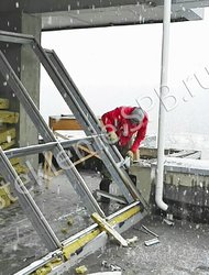 Остекление балкона спб в проем ЖК Дудергоф клаб, в 2018 г. (демонтаж старого остекления)